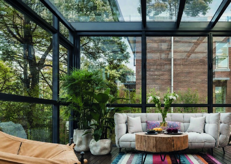 Finestre in alluminio Serie 80 · 110 · Sunroom